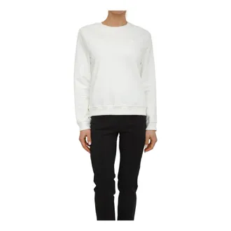 Elisabetta Franchi Felpa - female - Elisabetta Franchi - Sweatshirts - White - L - Sweatshirts & Hoodies