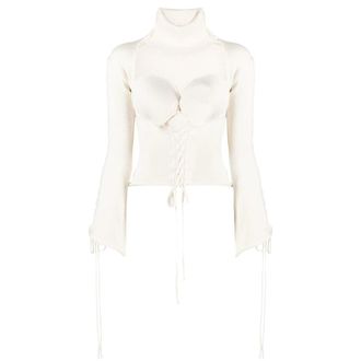 Julfer Maglioni Bianco-Donna