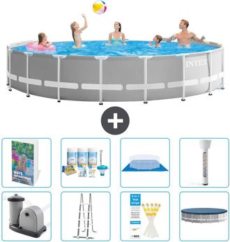 Intex Piscina Prism Frame Redonda - 549x122 Cm - 9-piezas S574