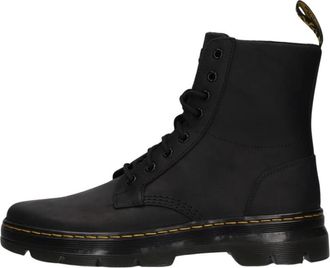 Dr. Martens Combs Lace-up Boots - Heren - Veterlaarzen - Zwart - 41 EU - Leer - Schoenen