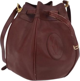 Cartier Pre-owned Bucket Bags, female, Red, Size: ONE SIZE Pre-owned Bucket Bag