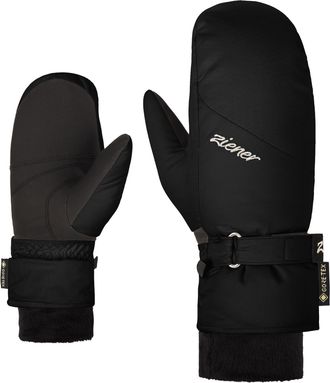 Ziener F&auml;ustlinge ZIENER KLAIRO-Z GTX GORE PLUS, Damen, Gr. 6,5, schwarz, Materialmix, Handschuhe F&auml;ustlinge