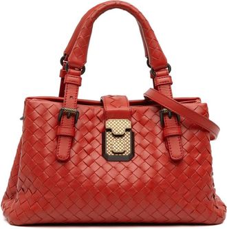 Bottega Veneta Pre-owned Bottega Veneta Mini Nappa Intrecciato Roma Satchel B07091453I