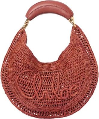 Chlo&eacute; Summer Banana Hobo Bag - Dames - Handtassen - Rood - ONE Size - Leer - Tassen