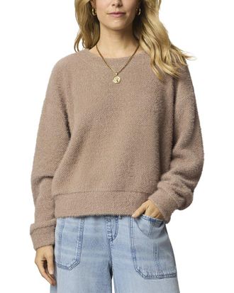 Splendid Fallon Fuzzy Crewneck Pullover