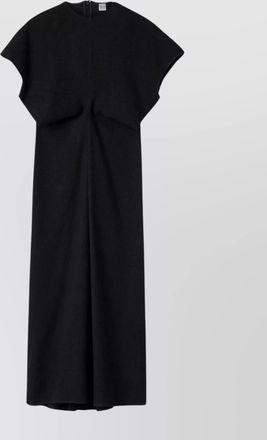 Toteme draped crew neck maxi dress