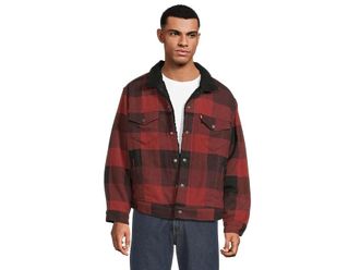 Levi's Type 3 Sherpa Trucker Mens Jacket Rinse It Out : XL, Cotton/Denim