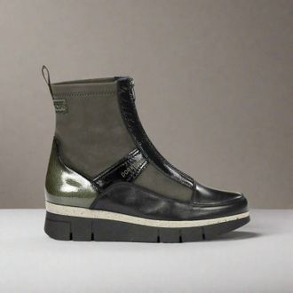 Fluchos Womens India D9331 Wedge Boot In Green