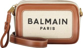 Balmain Paris Camera Bag - Dames - Schoudertassen - Beige - ONE Size - Katoen - Tassen