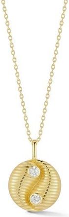 Glaze Jewelry Yin Yang Pendant Necklace in Gold at Nordstrom Rack