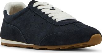 Blondo Carmen Waterproof Sneaker in Navy Suede at Nordstrom, Size 7.5