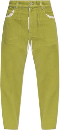 Marni Straight-leg Jeans - Heren - Regular Fit Jeans - Groen - W33 - Katoen - Jeans