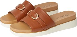 Life Stride Lifestride Genevieve J3811S1200 Sandals Womens Brown Leather Slip-On VER1518