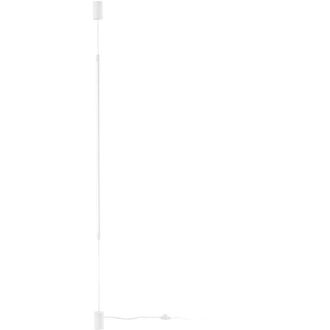 Luce-Ambiente-Design Luce Ambiente E Design - Piantana a sospensione led gravity in metallo bianco 15W con funzione cct 120 cm