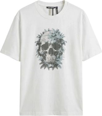 Antony Morato T-Shirts - Heren - T-shirts - Beige - M - Katoen - Tops