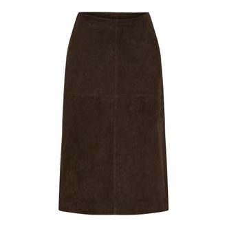 BTF-CPH Gonna in camoscio - - Skirts - Donna - Marrone - L