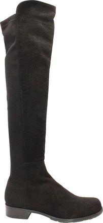 Stuart Weitzman 5050 Over-the-Knee Boots in Black Suede