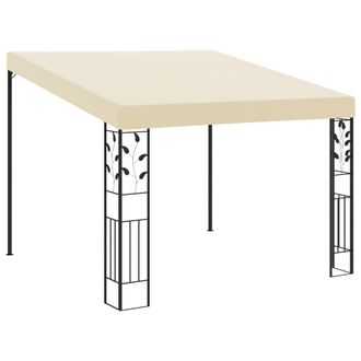 vidaXL Vidaxl - Cenador Con Montaje En La Pared Crema 3x3x2,5 M