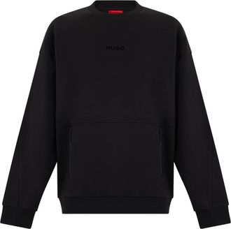 HUGO BOSS Hombre, Sudaderas, Negro, Talla: XL