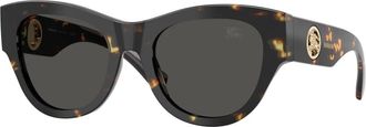 Burberry Sunglasses, female, Brown, Size: 52 MM Be4491 Sunglasses