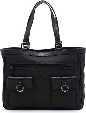 Gucci Pre-owned Gucci GG Nylon Abbey D Ring Pocket Tote Ladies T93UGLQQ9H9KZ8K1