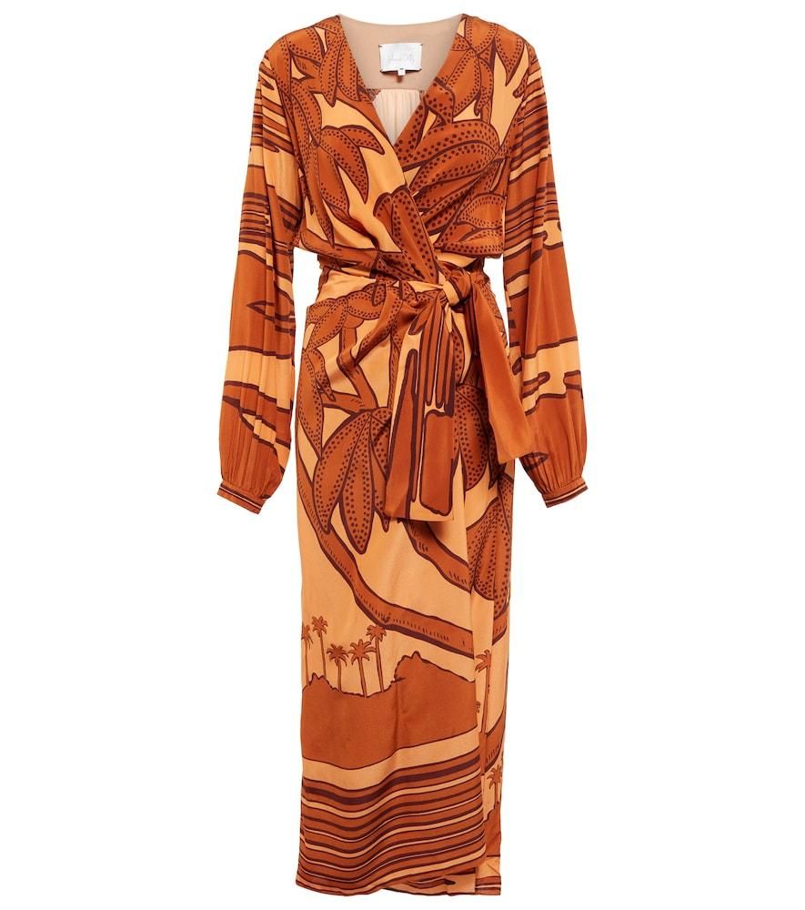 hooded gold dress Saint Laurent Green Brown Hooded Gown Runway S/S 2023 – PauméLosAngeles