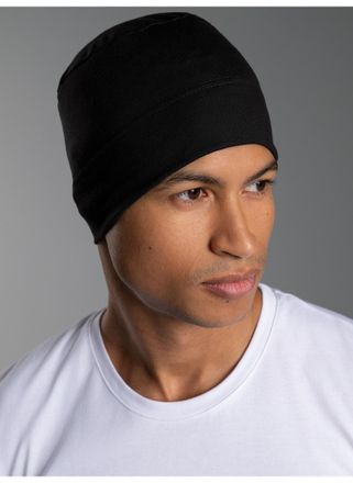 Trigema Strickm&uuml;tze TRIGEMA TRIGEMA Soft-Cap, Herren, Gr. 900, schwarz, Baumwollmischung, M&uuml;tzen Strickm&uuml;tze