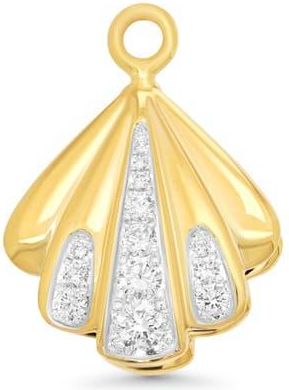 Sara Weinstock Papua Diamond Sea Shell Charm in Yellow Gold at Nordstrom