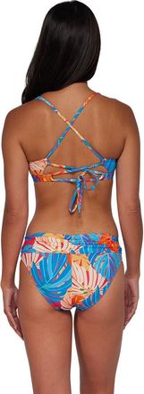 Sunsets Unforgettable Bikini Swim Bottoms in Zesty Tropicana at Nordstrom, Size Small