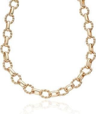 Ettika Twisted Link Chain Necklace in Gold at Nordstrom Rack