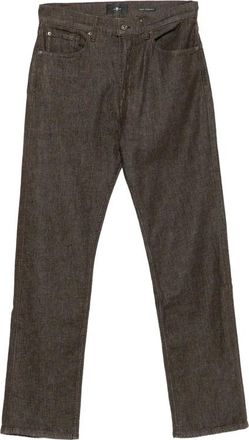 7 For All Mankind Jeans, Heren, Bruin, W34, Denim, Easy Straight Jeans