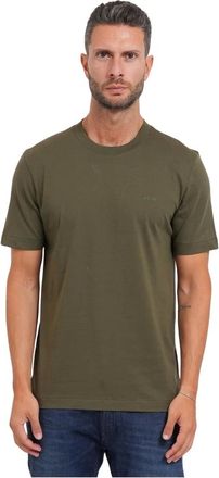 HUGO BOSS Hombre, Camisetas, Verde, Talla: 2XL