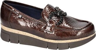 Fluchos India D9325-Mo Loafer - Dames - Loafers - Bruin - 36 EU - Leer - Schoenen