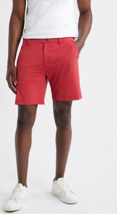 Swannies Bunker Flat Front Stretch Golf Shorts in Red at Nordstrom Rack, Size 38