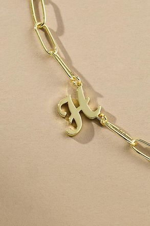 Uncommon James Cursive Initial Monogram Necklace