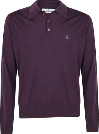 Vivienne Westwood Long Sleeve Polo Mark
