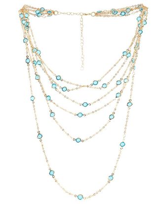Saachi Saachi Crystal Layer Necklace