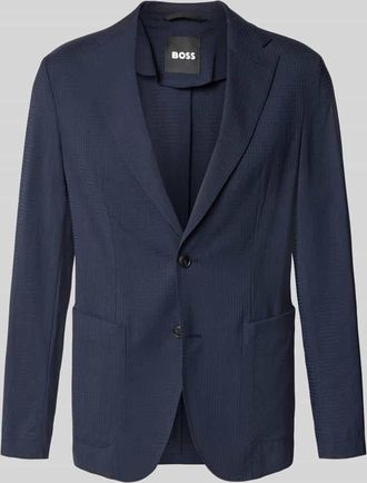 HUGO BOSS Slim Fit Anzugsakko aus Woll-Mix Modell P-HANRY-WG-PK in Marine, Gr&ouml;&szlig;e 26