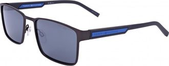 Tommy Hilfiger Mens TH2087 S 57 SVK Sunglasses - Black - One Size