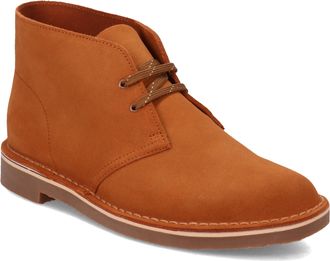 Clarks Mens Bushacre 3 Chukka Boot, Tan Suede, 10 UK