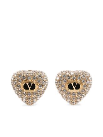 Valentino Garavani Orecchini Coeur Royal con cristalli Swarovski - Oro