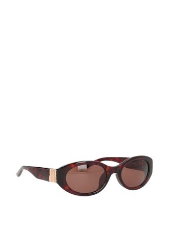 Balenciaga Oval Bio-Nylon Sunglasses - Brown