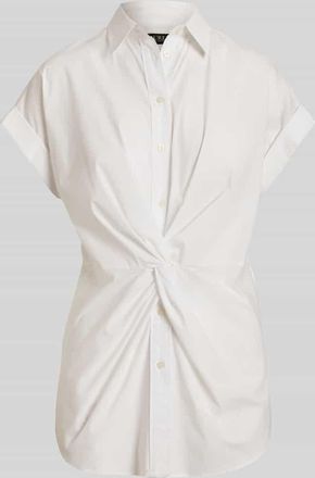 Lauren Ralph Lauren Regular Fit Bluse aus Baumwoll-Mix in Weiss, Gr&ouml;&szlig;e XL