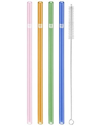 J.A. Henckels International Zwilling J.A. Henckels Sorrento 5Pc Straight Glass Straw Set