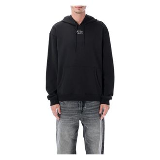 Diesel Hombre, Sudaderas, Negro, Talla: L