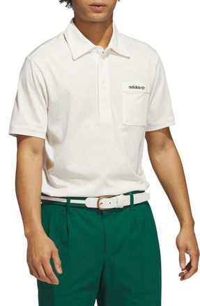 adidas Archive Pocket Golf Polo in Chalk White at Nordstrom, Size Xx-Large