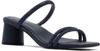 FRANKiE4 Robbie Sandal in Navy Crystal at Nordstrom, Size 7.5