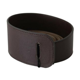 Gianfranco Ferre Klassieke Leren Riem - Dames - Accessoires - Bruin - Maat: 70 CM Leer