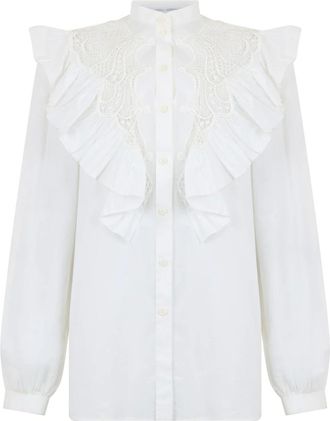 Alberta Ferretti Mujer, Blusas y Camisas, Blanco, Talla: S