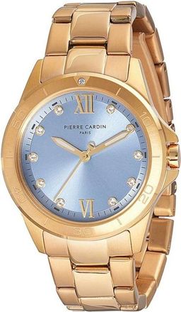 Pierre Cardin Watches, female, Yellow, Size: ONE SIZE Stainless Steel Luxury Dress Watch
